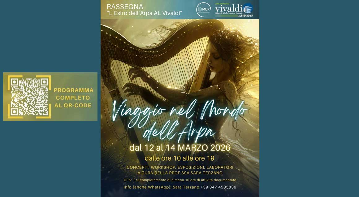 L’Estro dell’Arpa al Vivaldi – 12/14 marzo 2026