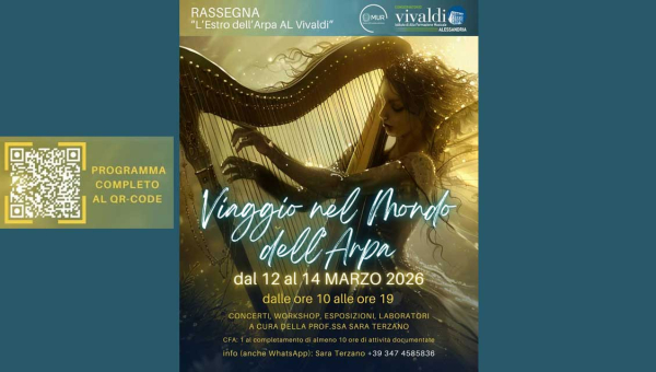 L’Estro dell’Arpa al Vivaldi – 12/14 marzo 2026