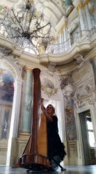 2017 Sara Terzano Arpista Villa Della Regina Torino Alchimea Musica Magia Dei Luoghi