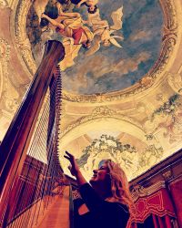 Sara Terzano Arpista Palazzo Saluzzo Di Paesana Torino Concerto