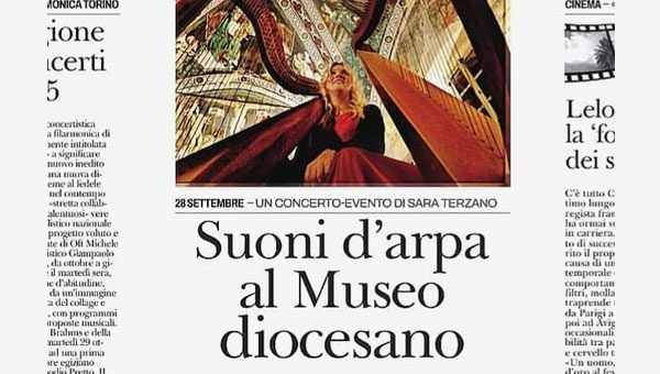 2024 Percorsi d'Arpa con Sara Terzano al museo Diocesano (La Stampa)